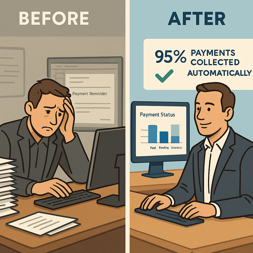 Payment automation dashboard